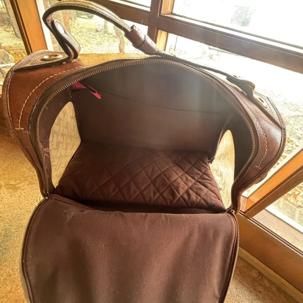 Juicy Couture Brown and Gray Dog Carrier
